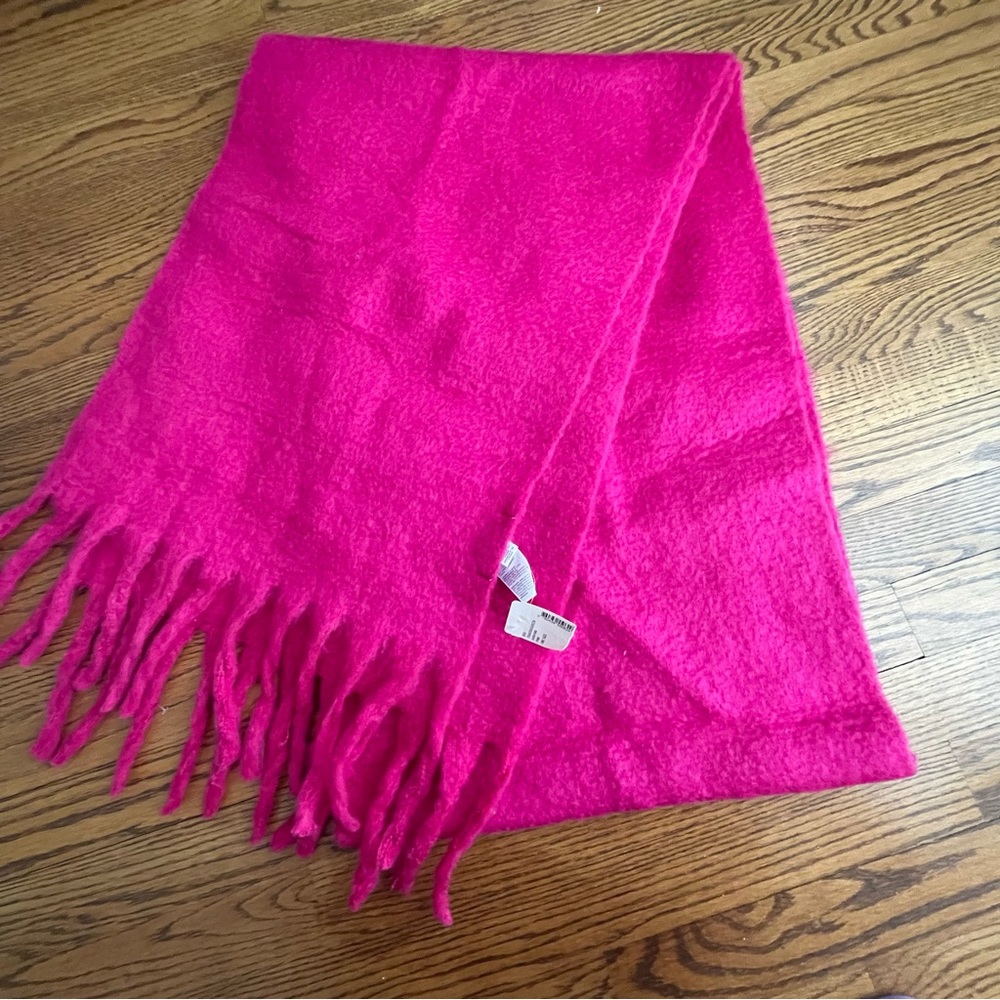 Pink winter scarf one size